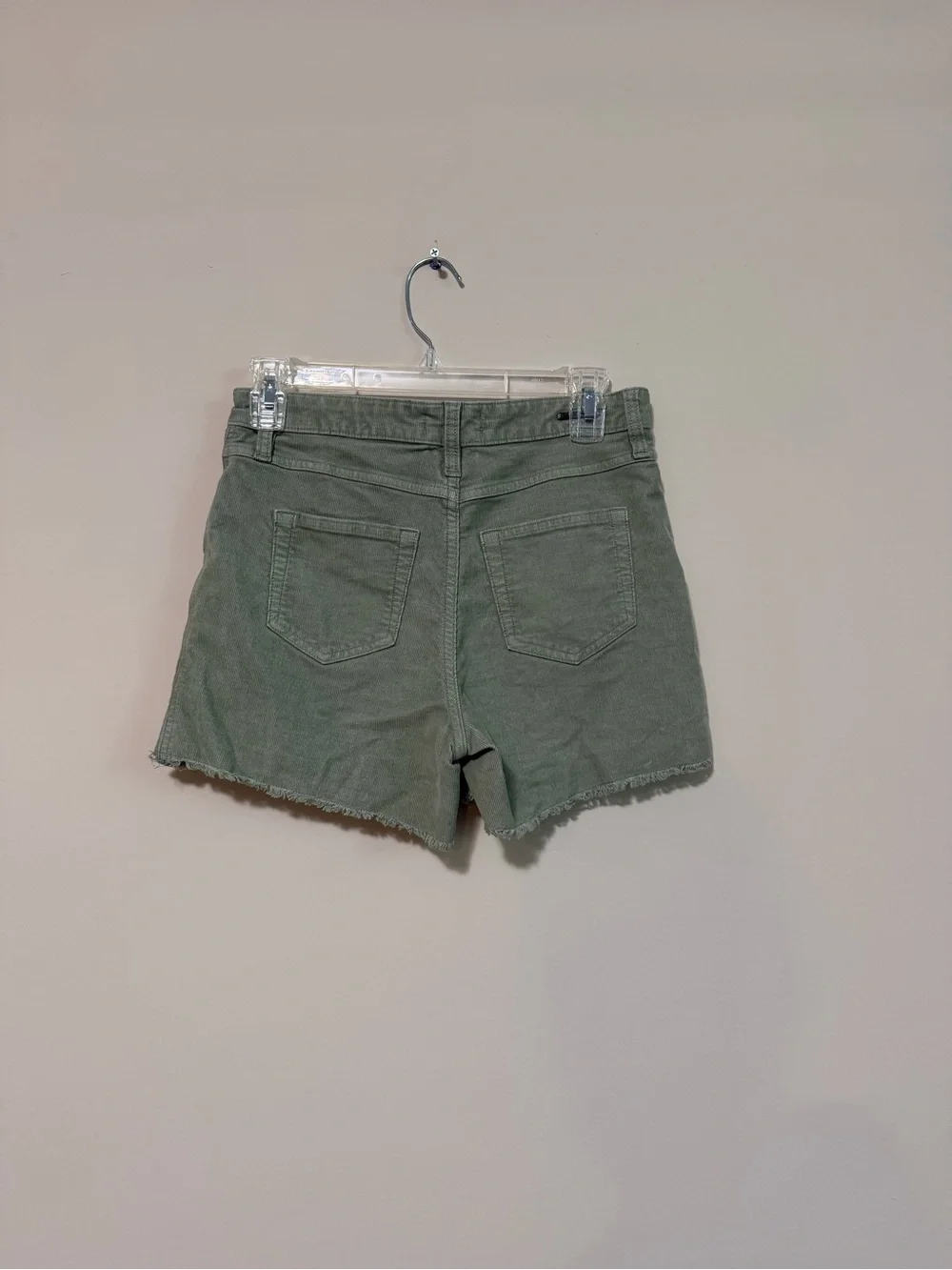 Carve Designs Olive Green High-Rise Jean Shorts